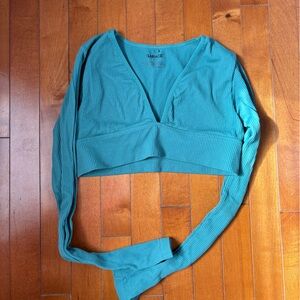Garage cropped long sleeve